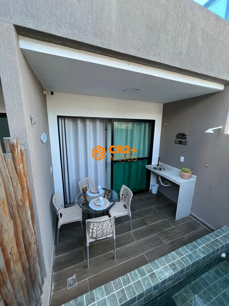 Imagem Vendo lindo flat em Porto de Galinhas ,27m² - Piscina privativa MOBILIADO