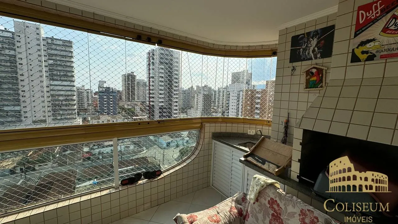Imagem Apartamento com 3 dormitórios à venda, 114 m² por R$ 770.000 - Vila Assunção - Praia Grande/SP