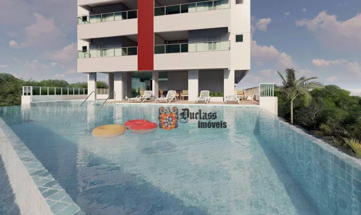 Imagem Apartamento com 2 dormitórios à venda, 71,94 m² por R$ 501.277 - Caiçara - Praia Grande/SP