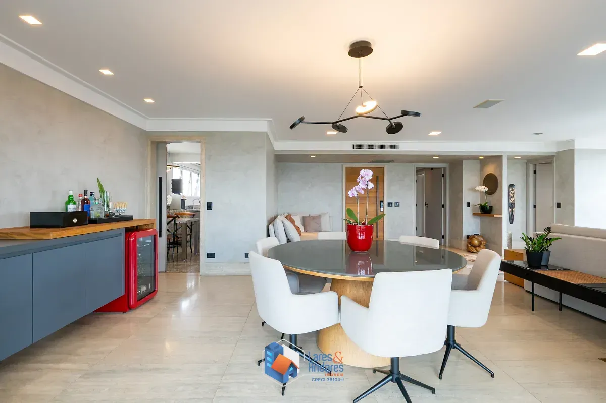Imagem Apartamento para venda em Indianópolis com 3 quartos, sendo 3 suítes, 195m²