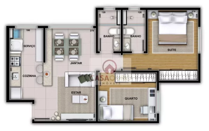 Imagem Apartamento com 3 dormitórios à venda, 67 m² por R$ 660.000,00 - Serra - Belo Horizonte/MG