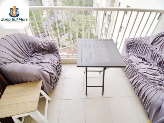 Imagem Apartamento Mobiliado à Venda Na Região Da Vila Andrade Com 2 Dormitórios e 1 Vaga
