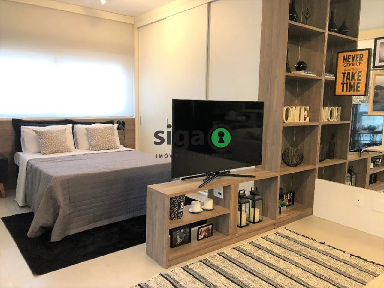 Imagem Apartamento Completo com Planejados, Ar-Condicionado, Varanda e Vaga na Chácara Klabin