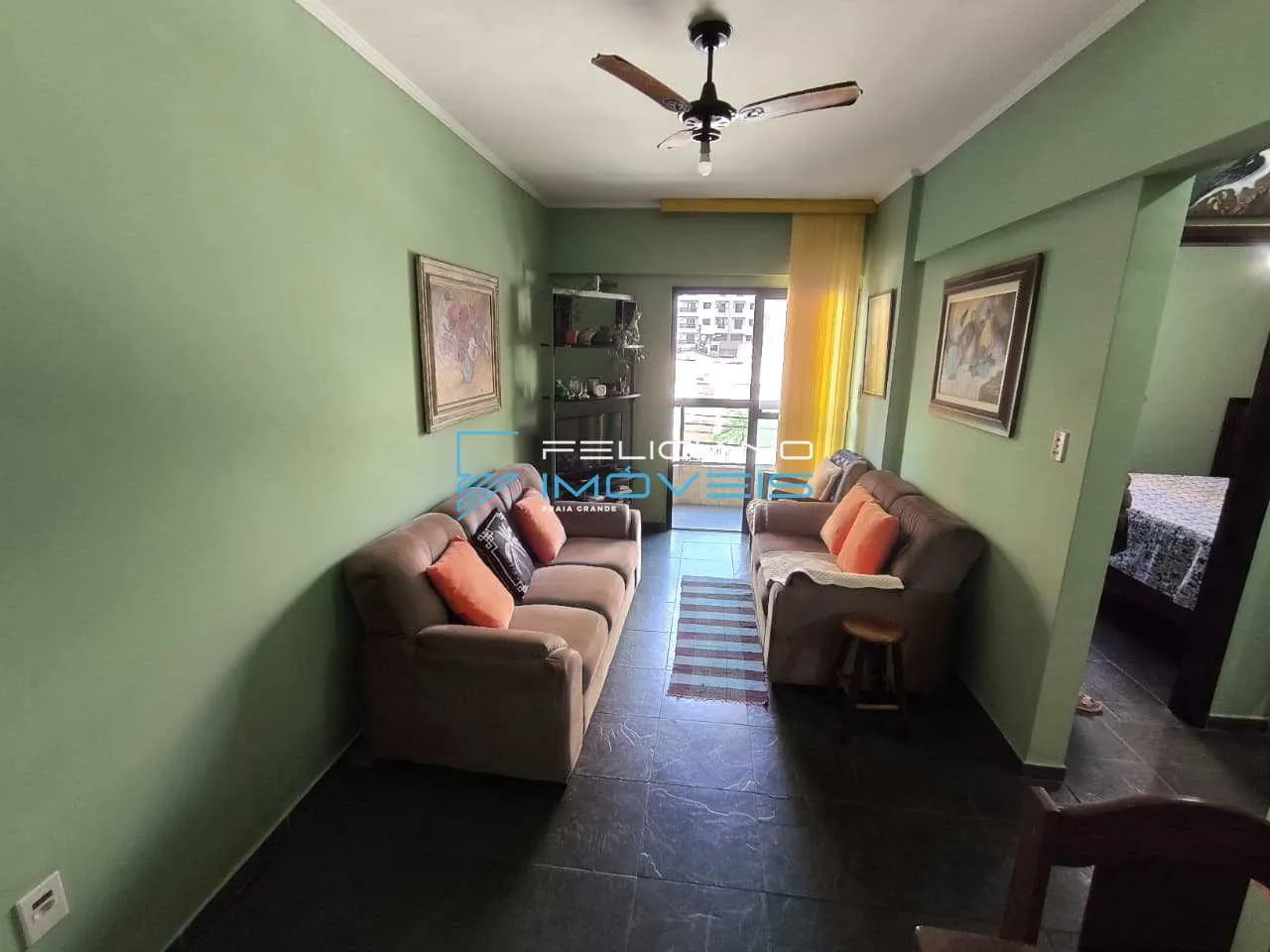Imagem Apartamento com 2 quartos, Guilhermina, Praia Grande - R$ 380 mil, Cod: 7312