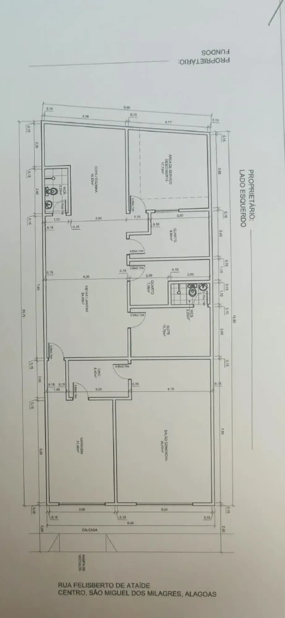 Imagem Imóvel Comercial à Venda, 161 m² em São Miguel dos Milagres - São Miguel dos Milagres