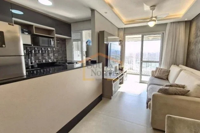 Imagem Apartamento de 67m², com 2 dormitórios, sendo 1 suite, sala integrada à cozinha e varanda gourmet...