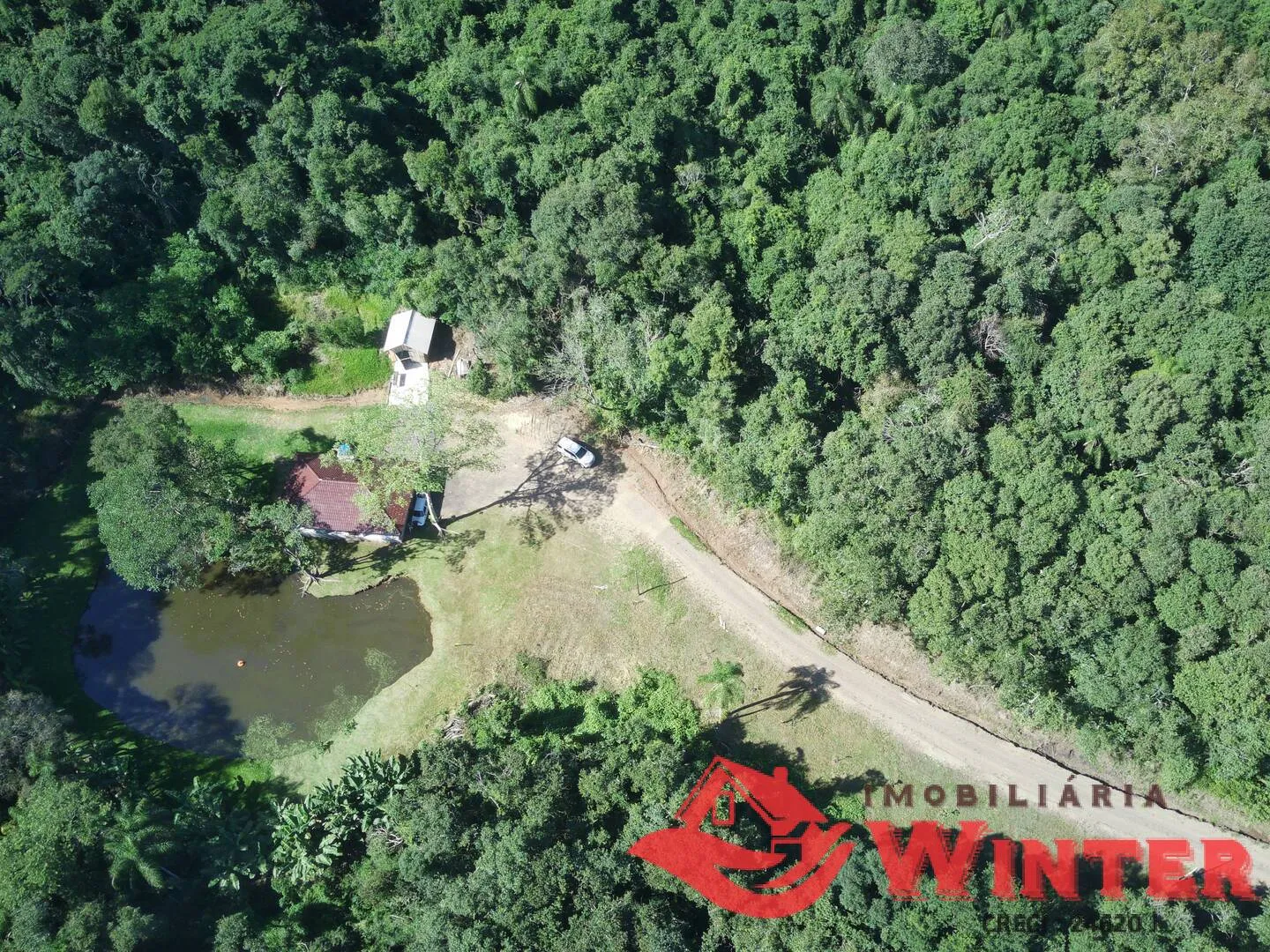 Imagem Chácara com 3 hectares, casa e açude.