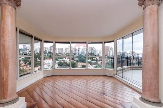Imagem Amplo e Sofisticado Apartamento 350m² com Vista para o Pacaembu – Higienópolis / Pacaembu