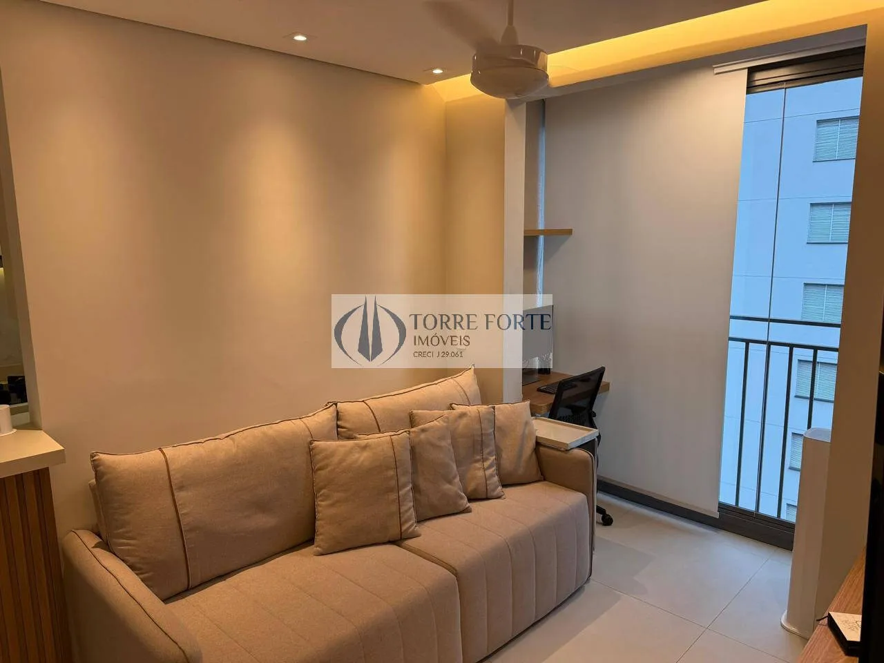 Imagem Lindo apartamento com 2 dormitórios, sacada e 1 vaga em Santo Amaro