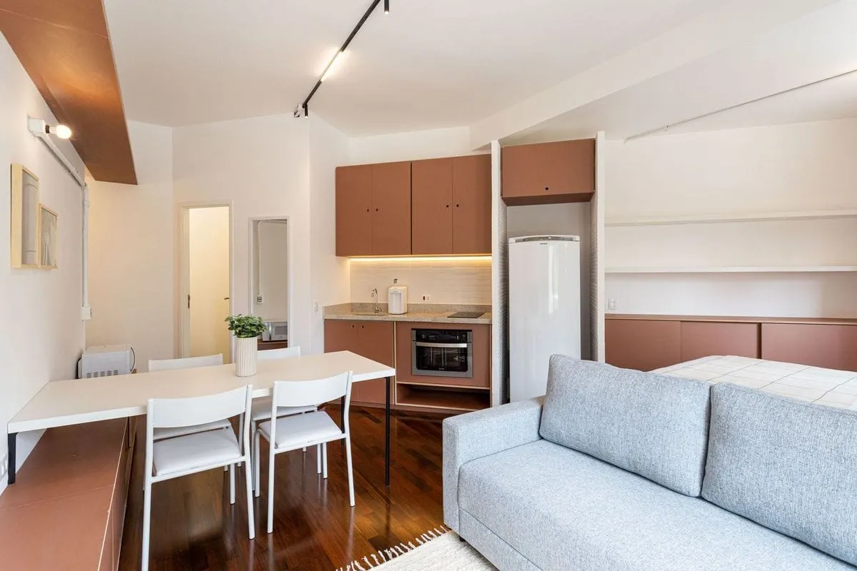 Imagem Apartamento com 1 Quarto para alugar, 36m² - Santa Cecília
