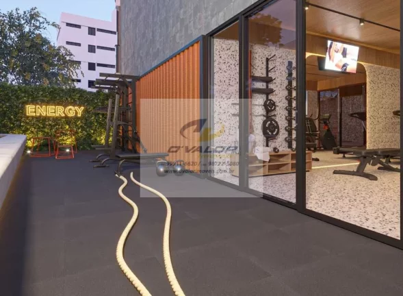 Imagem Vendo flats em prédio moderno e completo, na praia do Cabo Branco, com tamanhos de 20 m² à 51 m²