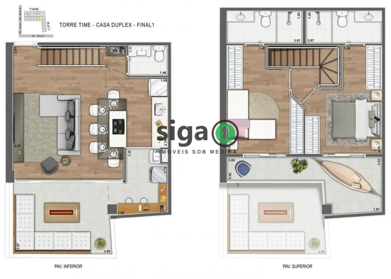 Imagem Casa em condominio 2 suites na Saúde