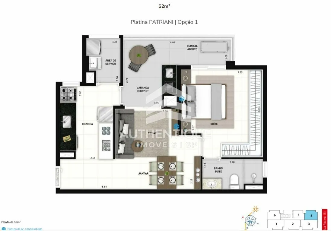 Imagem Platina Patriani Tatuapé - Apartamento à venda no bairro Tatuapé - São Paulo/SP, Zona Leste