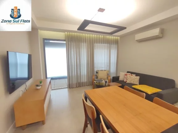 Imagem Apartamento à Venda No Brooklin Com 1 Suíte e 1 Vaga - Mobiliado e Equipado