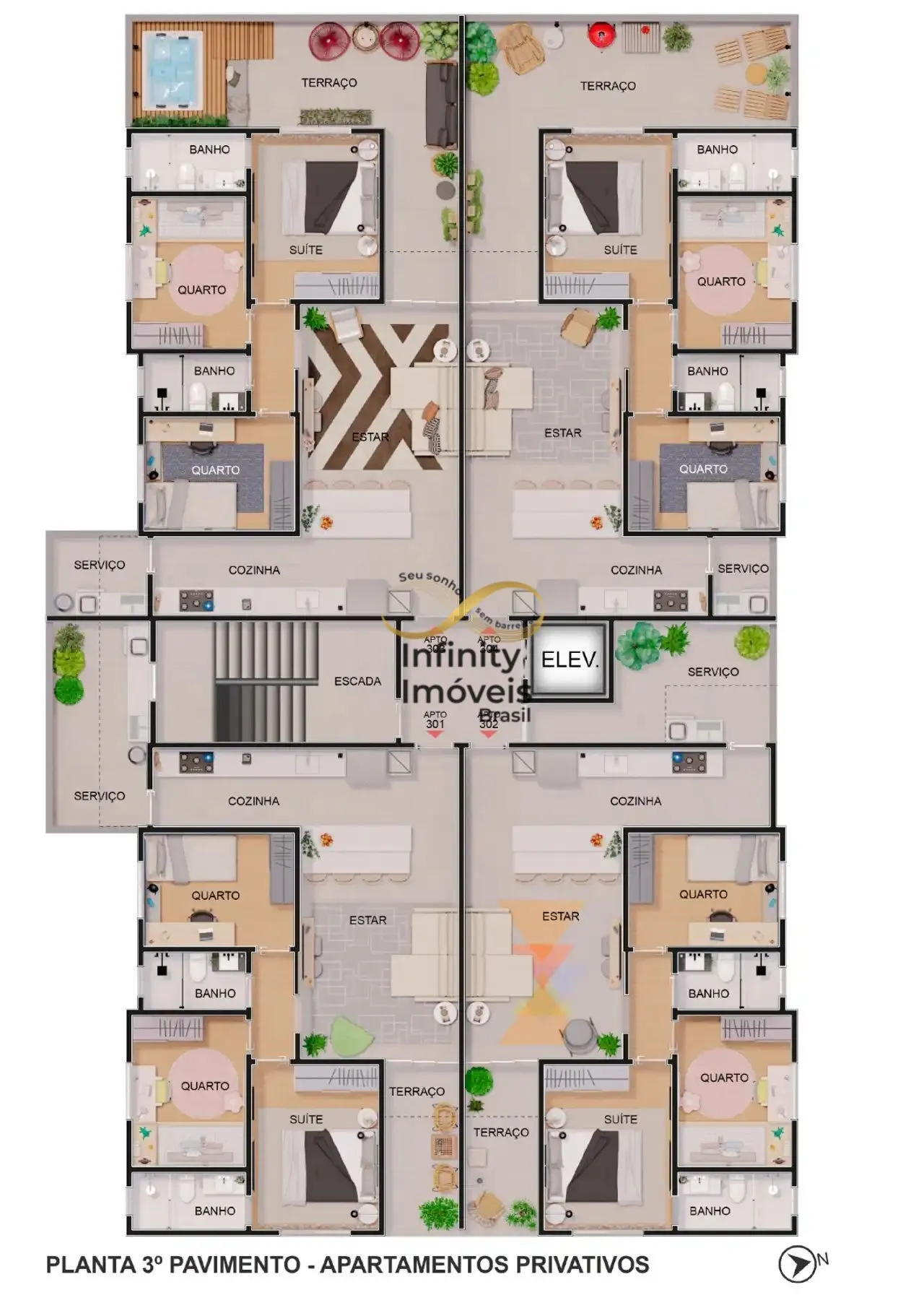 Imagem MARINA ITAPOA ACBR - Apartamento à venda no bairro Itapoã - Belo Horizonte/MG