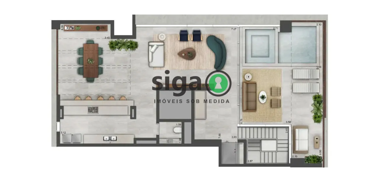 Foto do imóvel Cobertura Duplex de Alto Luxo na Vila Nova Conceição Exclusividade e Sofisticação próximo Ibirapuera