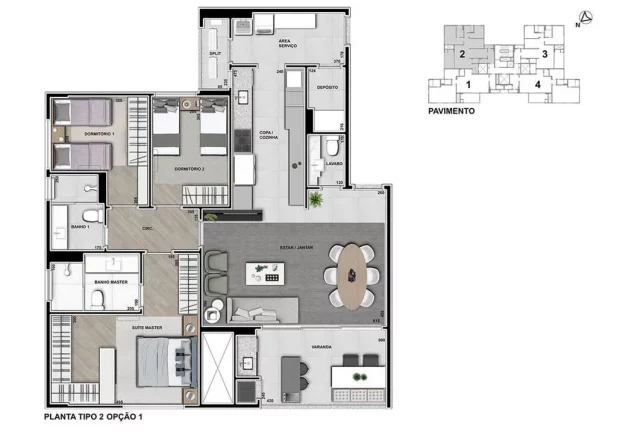 Imagem Fifty Cabral - Apartamento à venda no bairro Cabral - Curitiba/PR