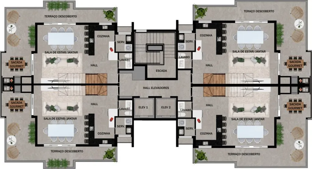 Imagem APARTAMENTO RESIDENCIAL em Curitiba - PR, Boa Vista