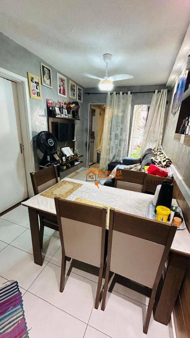Imagem Apartamento com 2 dormitórios à venda, 46 m² por R$ 212.000,00 - Jardim Nova Cidade - Guarulhos/SP