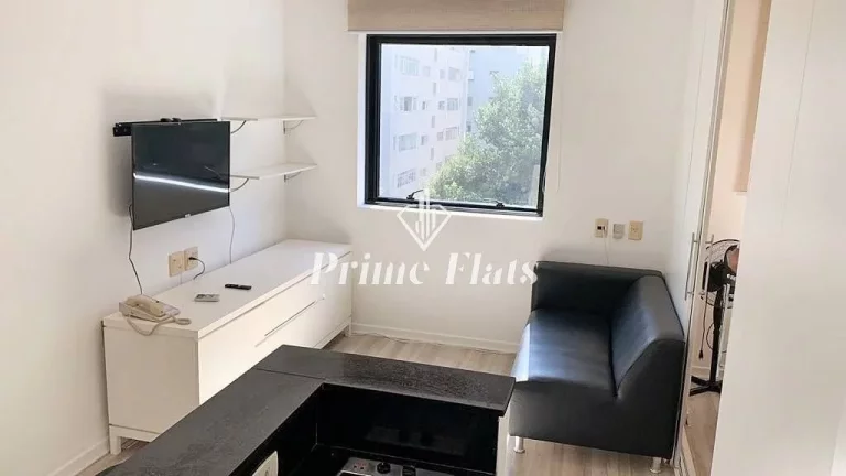 Imagem Flat disponível para locação no São Paulo Higienopolis Affiliated by Meliá, com 35m², 1 dormitório e 1 vaga