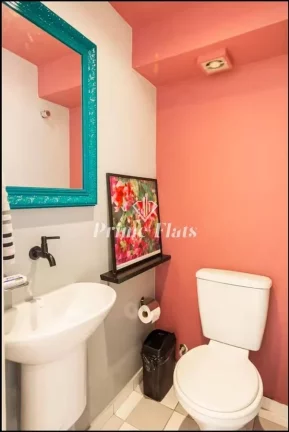 Imagem Flat disponível para locação no Condomínio Edifício Moema Loft, com 45m², 1 dormitório e 1 vaga de garagem