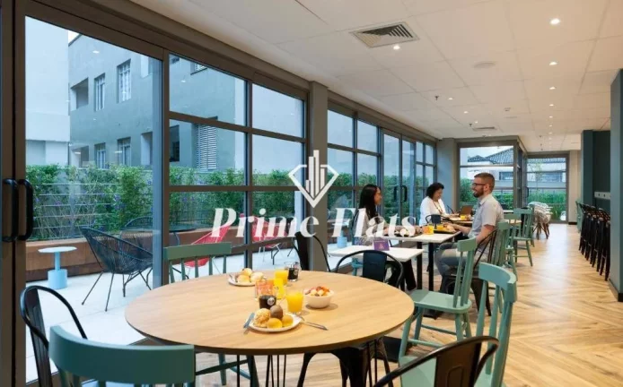 Imagem Flat disponível para venda B...B Hotel São Paulo Luz, com 13,75m², 1 dormitório e 1 vaga