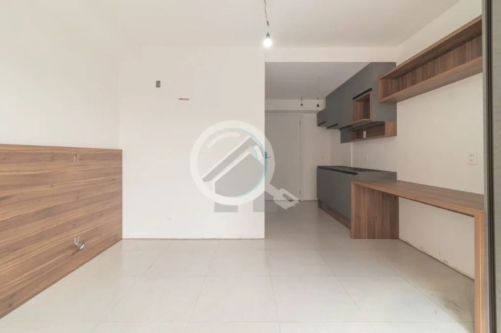 Imagem Apartamento Studio com 27m² totalmente mobiliado e equipado, pronto para morar, decoração moderna...