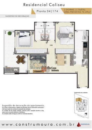 Imagem Apartamento com 2 dormitórios à venda, 75,39 m² a partir de R$ 388.258,- Jardim Praia Grande - Mongaguá/SP