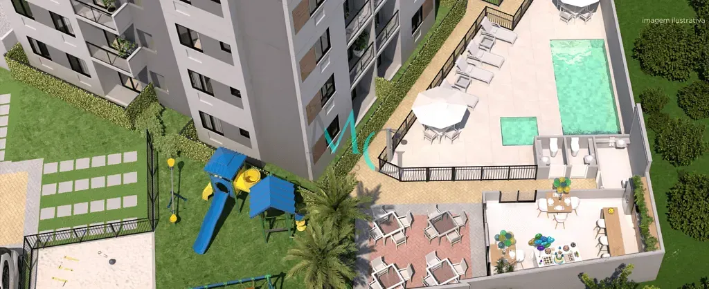 Imagem Garden à venda 2 Quartos 1 Vaga 55.64M² Vila Kosmos Rio de Janeiro - RJ | Vitale Carioca