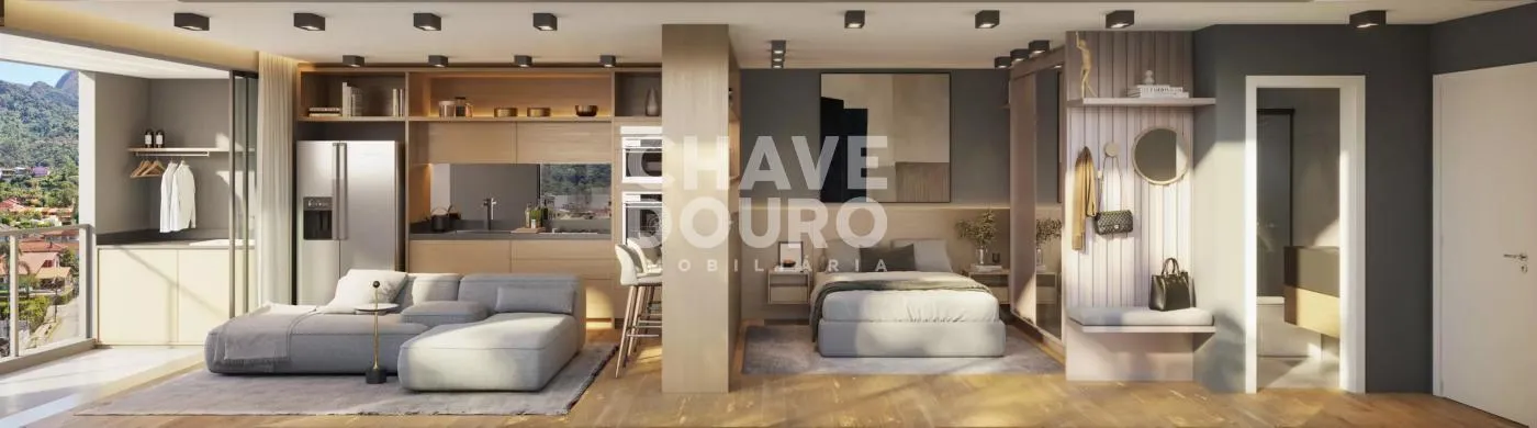 Imagem Loft com 46,03m² no Alto em Teresópolis! Ótimo investimento!