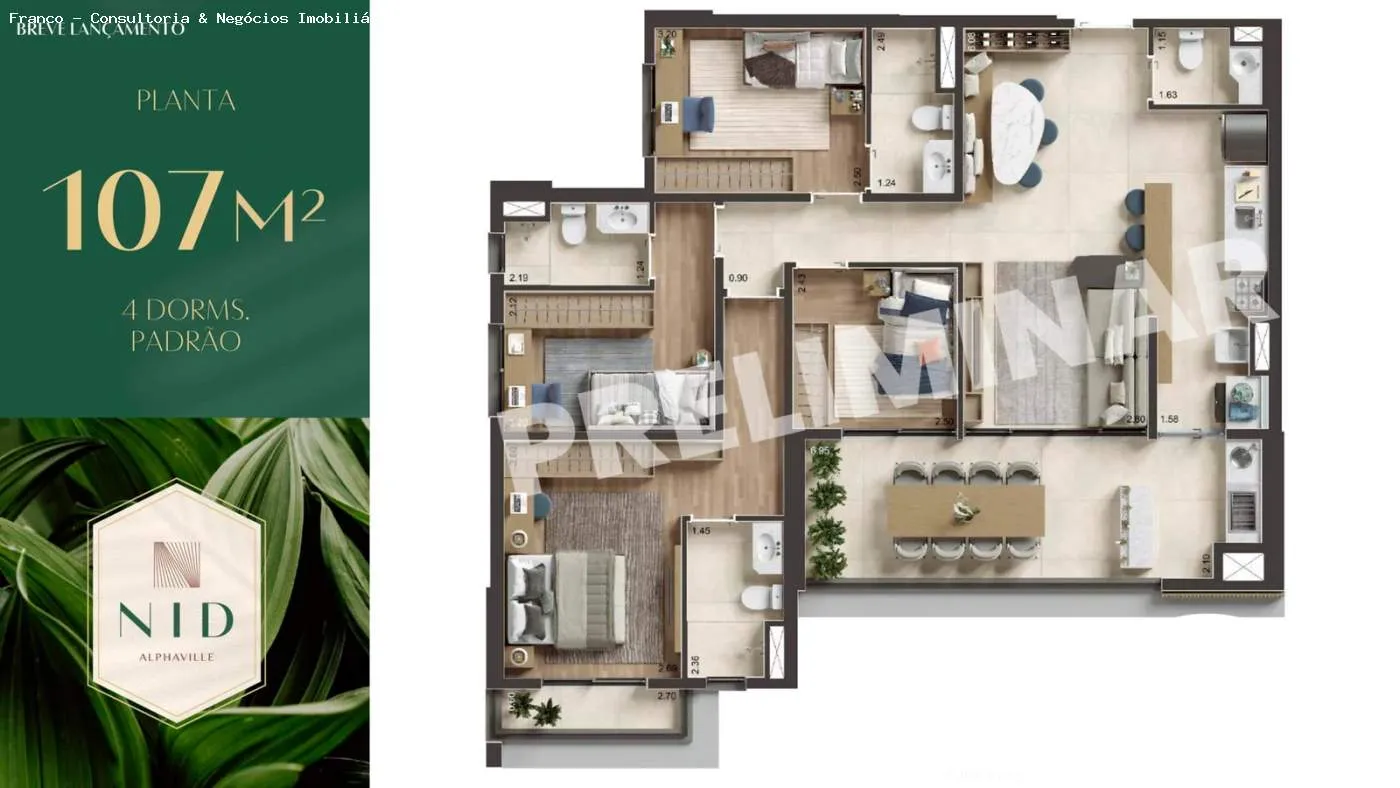 Imagem Apartamento para Venda em Barueri, Alphaville Industrial, 2 dormitórios, 1 suíte, 2 banheiros, 1 vaga