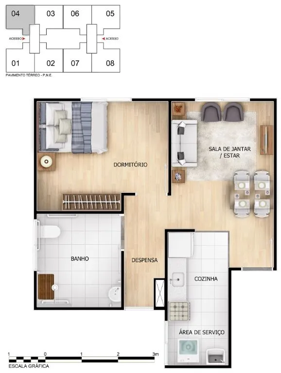 Imagem Apartamentos / Padrão na cidade de Rio de Janeiro