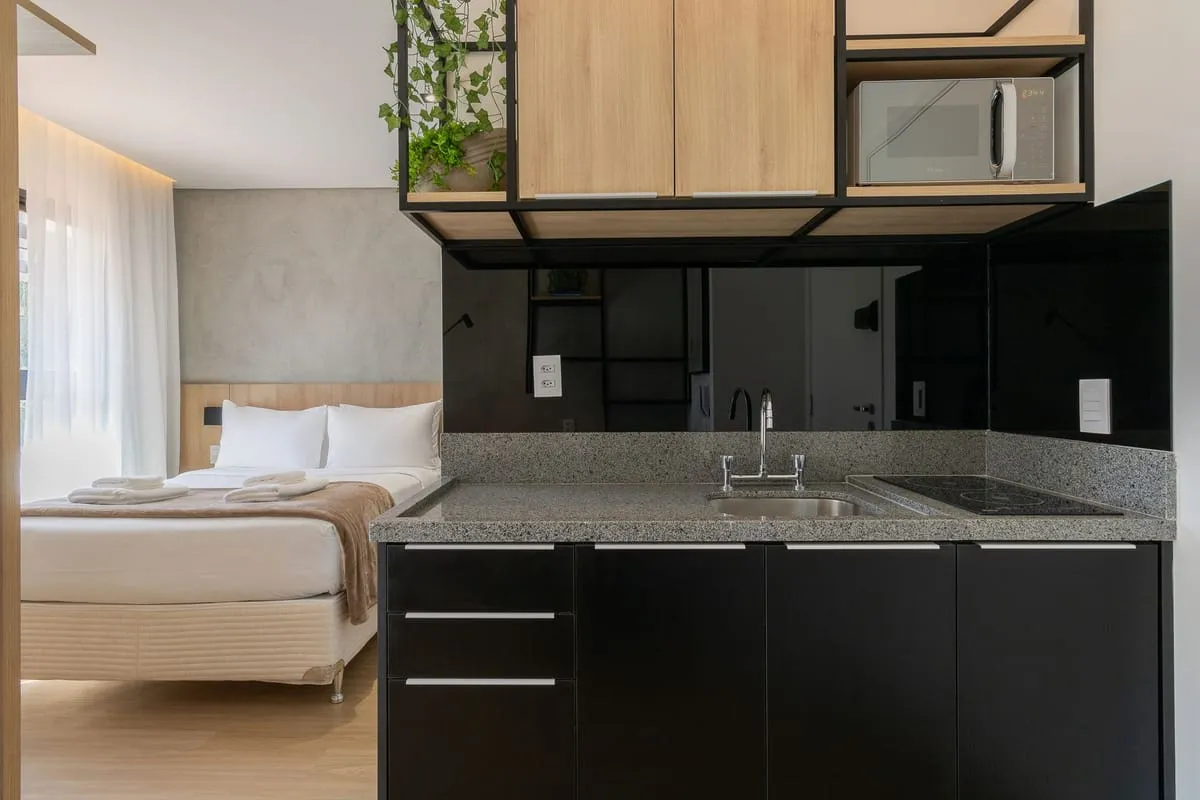 Imagem Apartamento com 1 Quarto para alugar, 24m² - Pinheiros