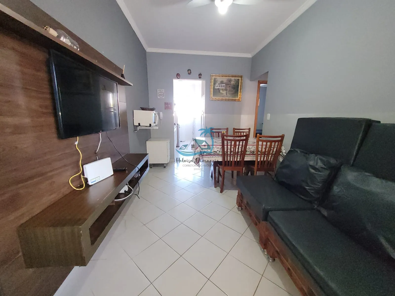 Imagem Excelente apartamento com 56m², 2 dormitórios, 2 banheiros a venda no Bairro Itaguá em Ubatuba.