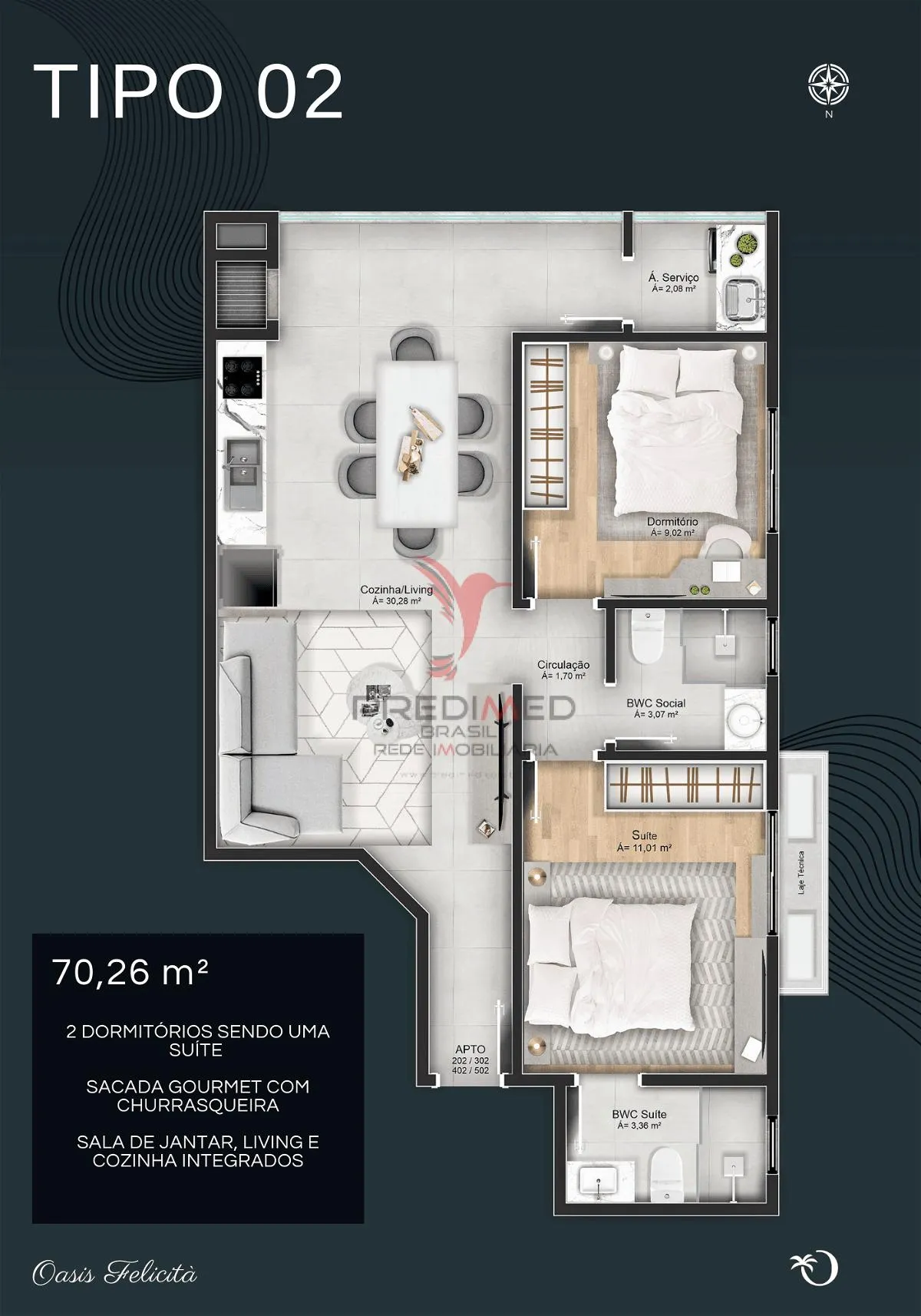 Imagem Apartamento em Penha - Localizado próximo ao Beto Carrero World