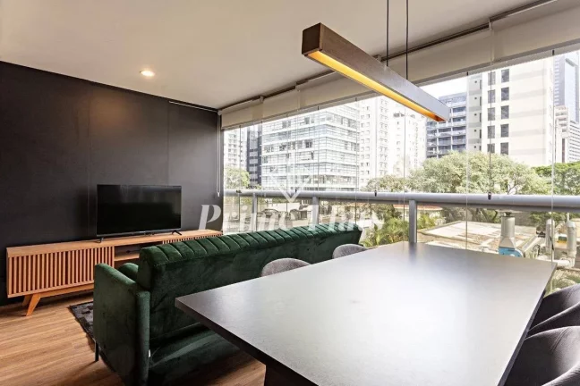 Imagem Flat disponível para locação no Horizonte JK Residencial na Vila Nova Conceição, com 62m², 1 dormitório e 1 vaga