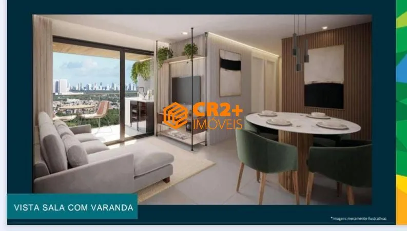 Imagem Apartamento a venda de 62m² de 3 quartos sendo 2 suítes em Ilha do Retiro em Rec