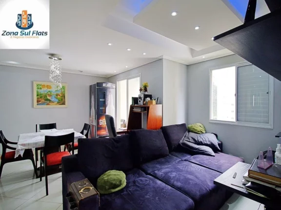 Imagem Apartamento Mobiliado à Venda Na Região Da Vila Andrade Com 2 Dormitórios e 1 Vaga