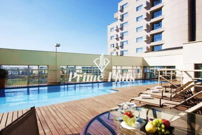 Imagem Flat disponível para venda no Quality Suites Alphaville, com 34m², 1 dormitório e 1 vaga