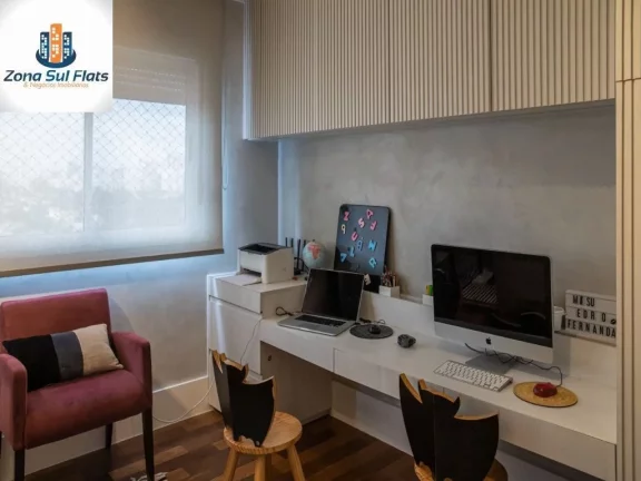 Imagem Apartamento à Venda No Brooklin Com 3 Dormitórios Sendo 2 Suítes e 2 Vagas
