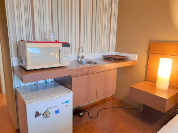 Imagem Flat disponível para locação no Comfort Ibirapuera, com 26m², 1 dormitório e 1 vaga de garagem