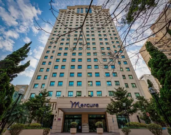 Imagem Flat disponível para venda no Mercure São Paulo Pinheiros Hotel, com 28m², 1 dormitório e 1 vaga