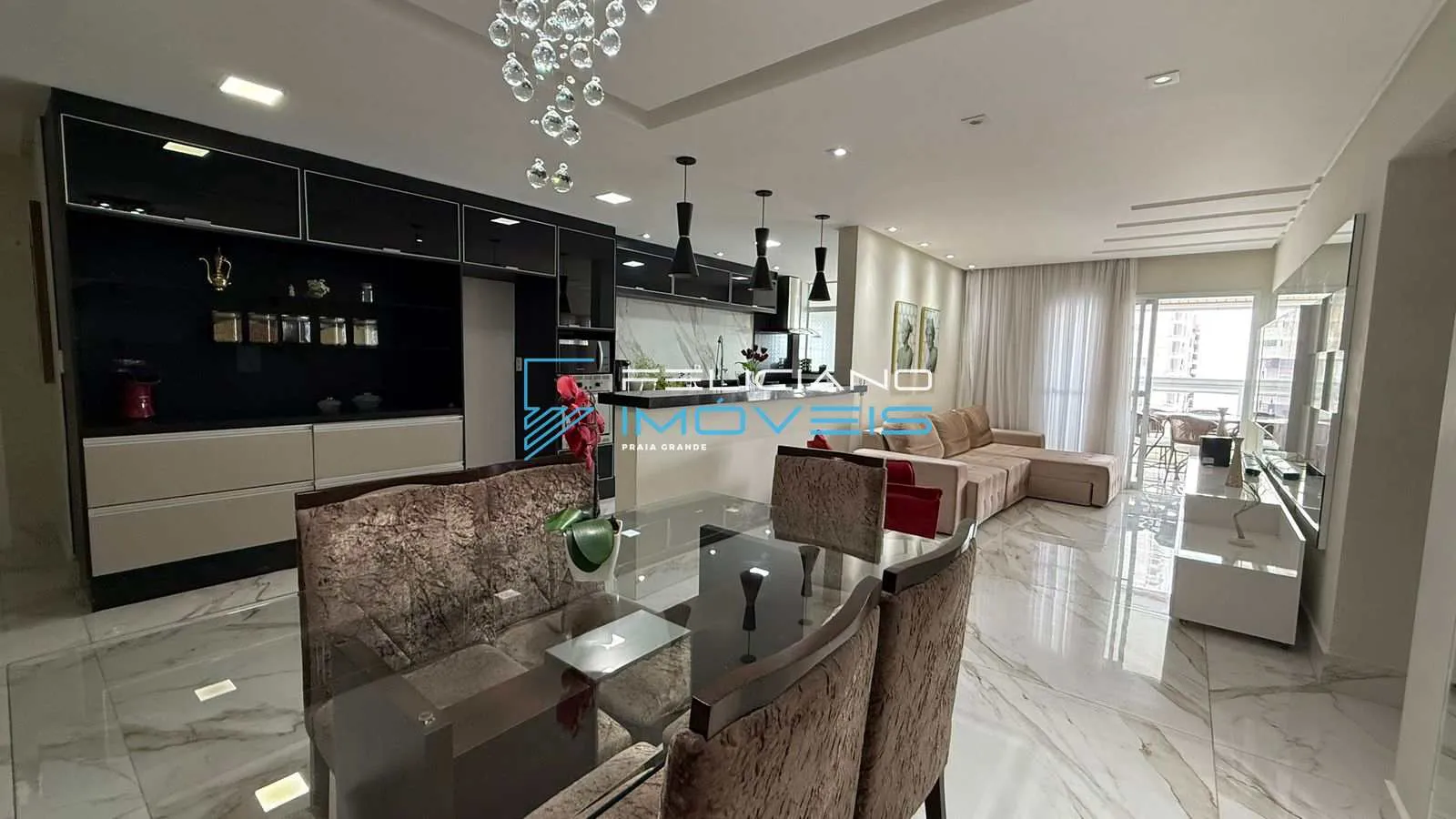 Imagem Apartamento com 3 quartos, Guilhermina, Praia Grande - R$ 1.48 mi, Cod: 7115