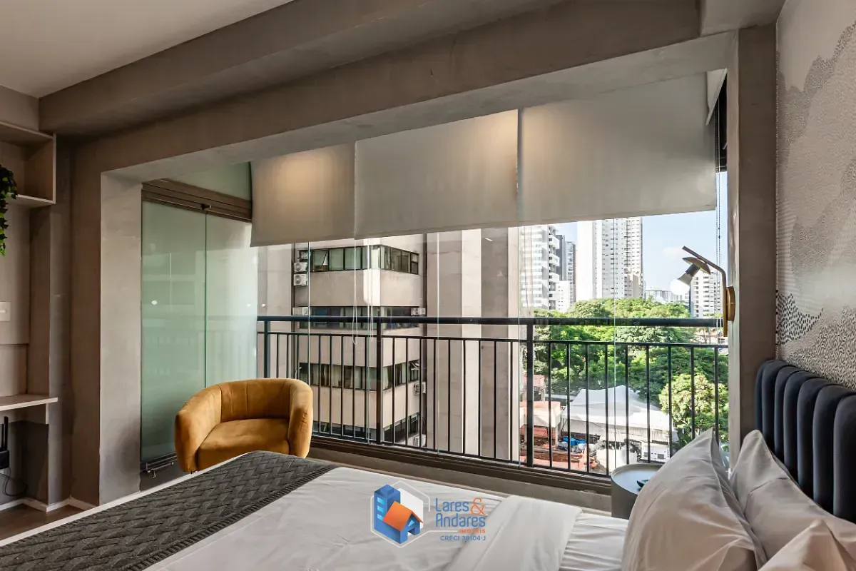 Imagem Studio para venda em Indianópolis com 1 quarto, 25m²