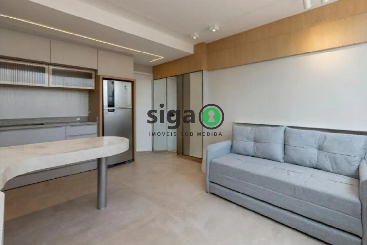 Imagem Apartamento á venda 38m² com 1 quarto, 1 vaga localizado no eixo Berrini x Chucrizaidan.
