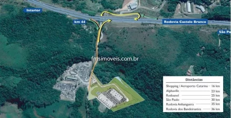 Imagem Galpão para locação em Araçariguama - SP com 3.300m² de Área Total