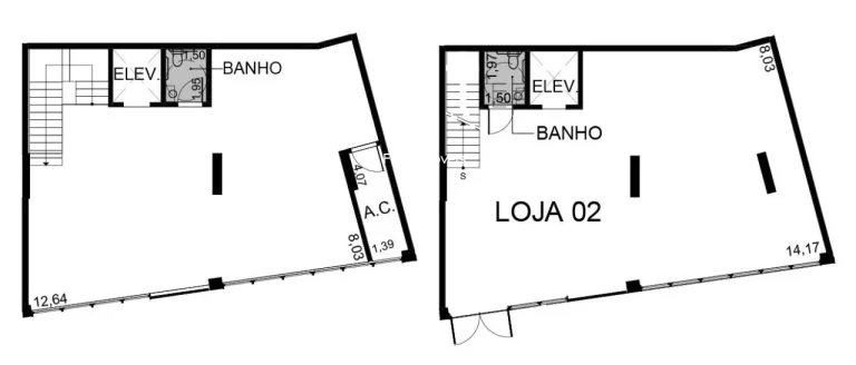 Imagem Loja com 240m2 no Campo Belo.