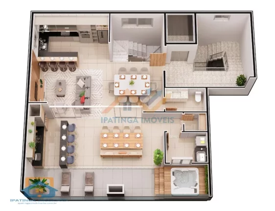 Imagem Apartamento Duplex/Cobertura no Bom Retiro em Ipatinga
