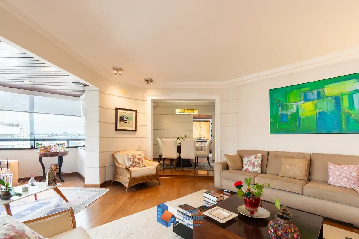 Imagem Cobertura para venda em Moema com 4 quartos, sendo 2 suítes, 455m²
