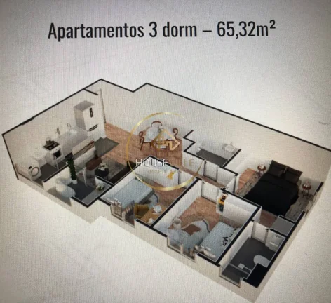 Imagem UNIDADES EXCLUSIVAS - MIRANTE FLAMBOYANT 2 CLUBE RESIDENCIAL - 52M² E 65M²